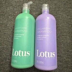 Lotus Smoothing and Volumizing Shampoo Set
